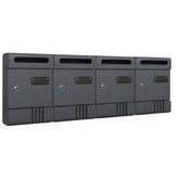 Brixo Letter Box 30 x 21 x 6.5cm - Iron Grey